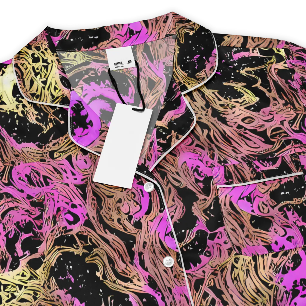 Electric Afterlife on Women's Short Sleeve Pajama Top — Product details