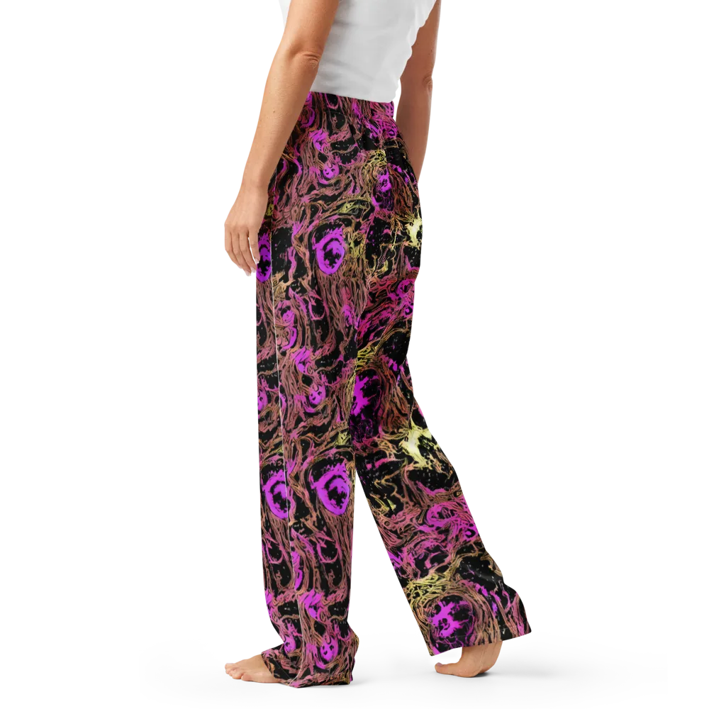 Electric Afterlife on Women's Pajama Pants — Left
