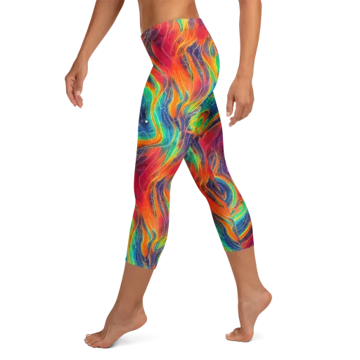 Aurora Torrent on a Capri Leggings