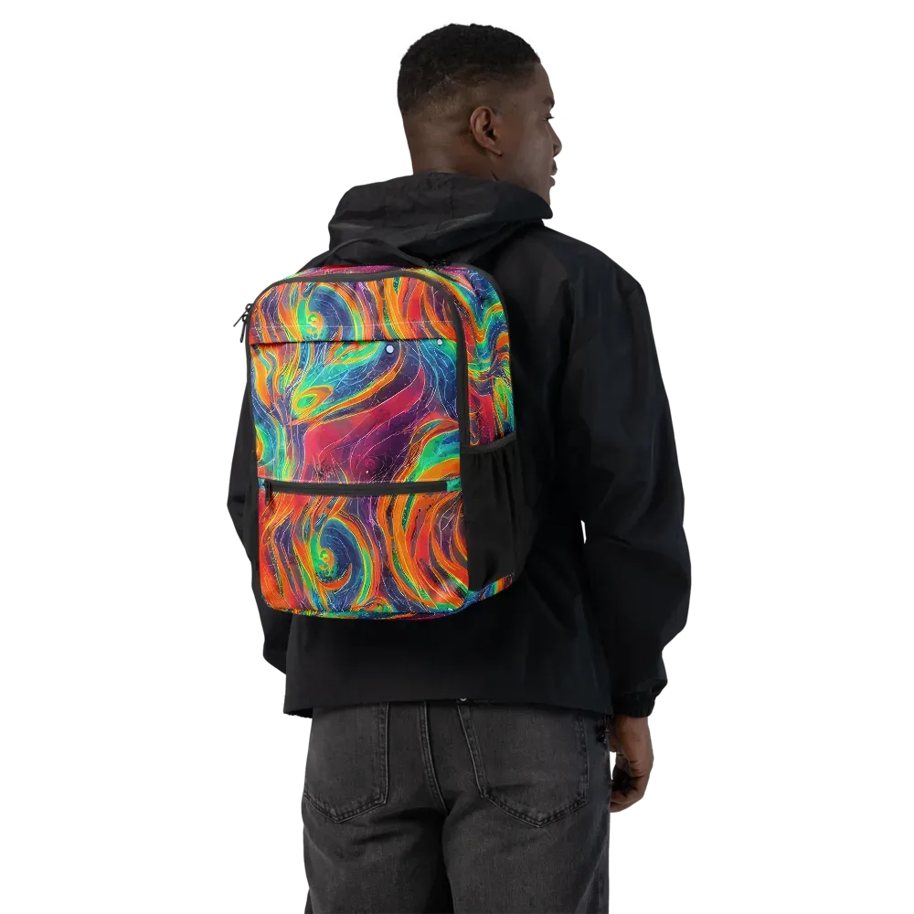Aurora Torrent on Utility Backpack — Back