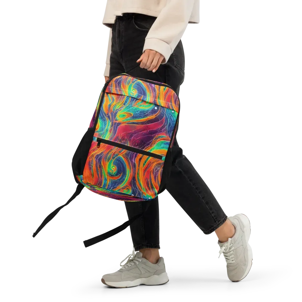 Aurora Torrent on Utility Backpack — Front