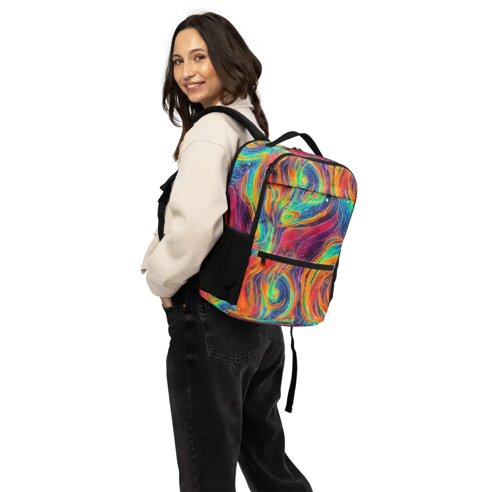 Aurora Torrent on Utility Backpack — Back