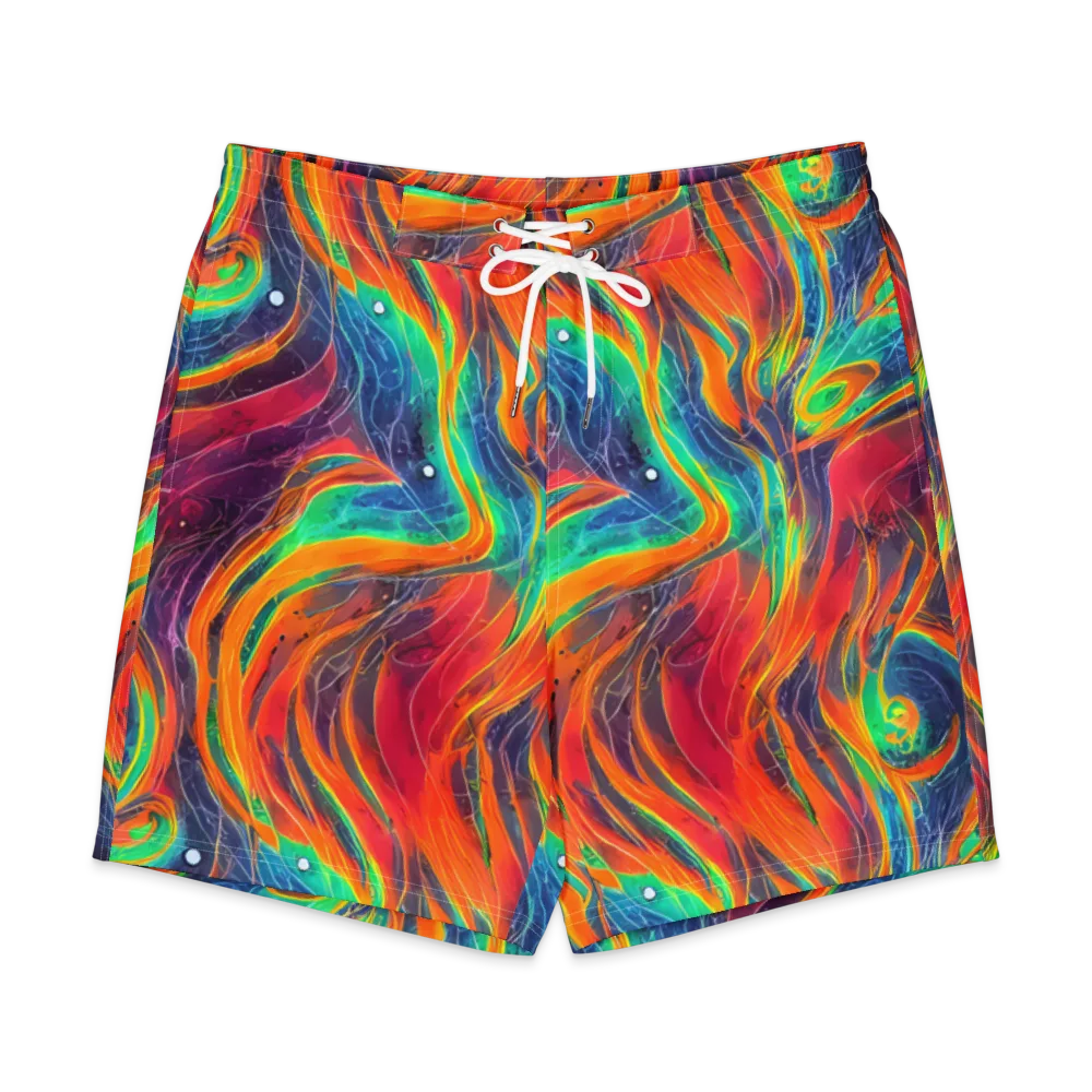 Aurora Torrent on Men's Board Shorts — Front