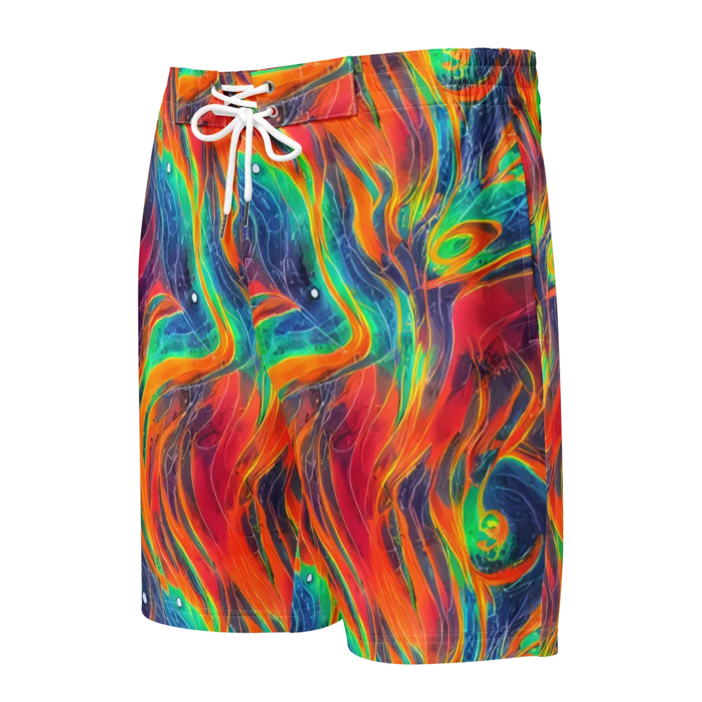 Aurora Torrent on Men's Board Shorts — Front