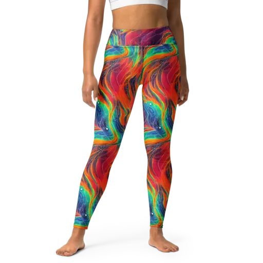 Aurora Torrent on a Yoga Leggings