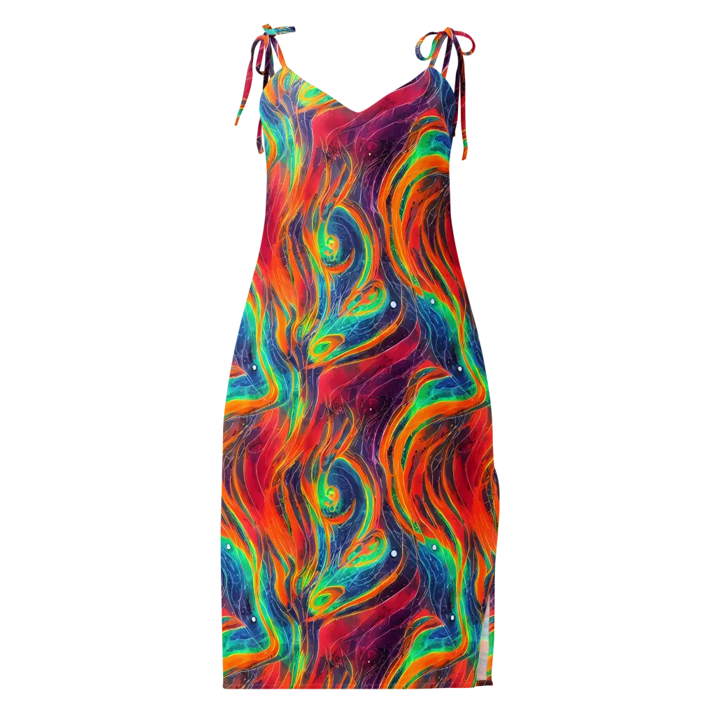 Aurora Torrent on Slip Dress — Front