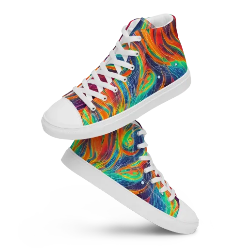 Aurora Torrent on a Men's High Top Canvas Shoes
