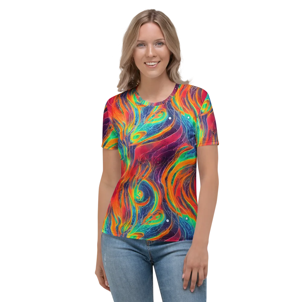 Aurora Torrent on Women's Crew Neck T-Shirt — Front