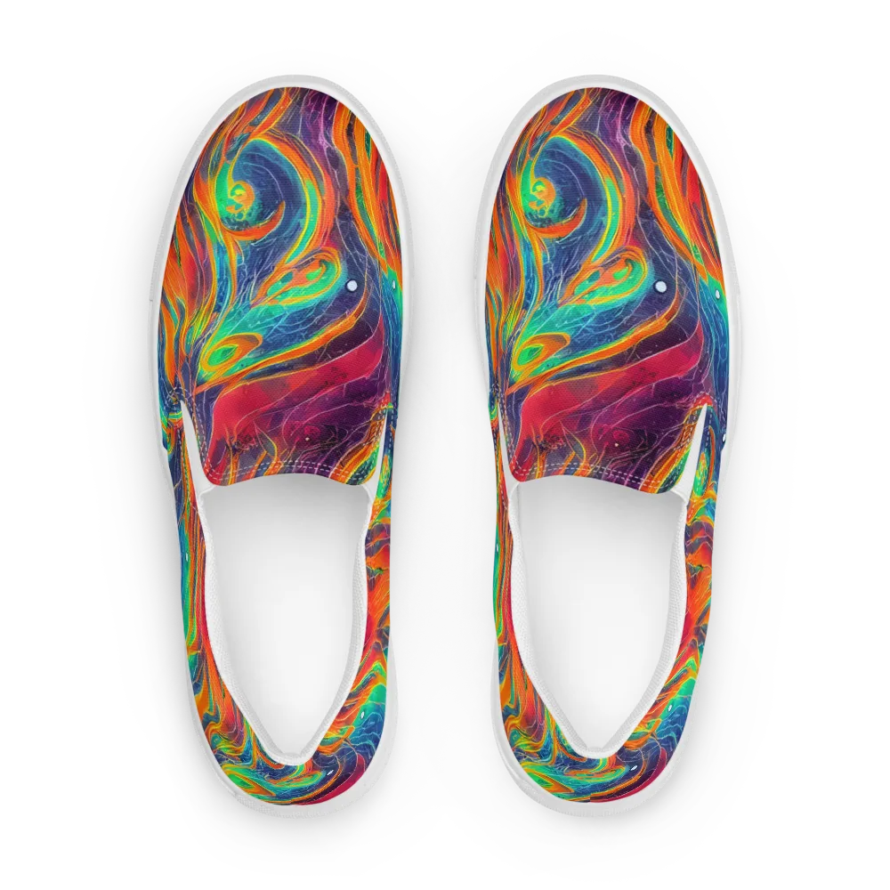 Aurora Torrent on Men's Slip-On Canvas Shoes — Front