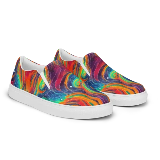 Aurora Torrent on a Men's Slip-On Canvas Shoes