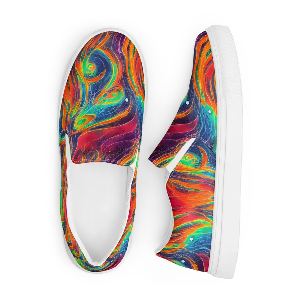 Aurora Torrent on Men's Slip-On Canvas Shoes — Front