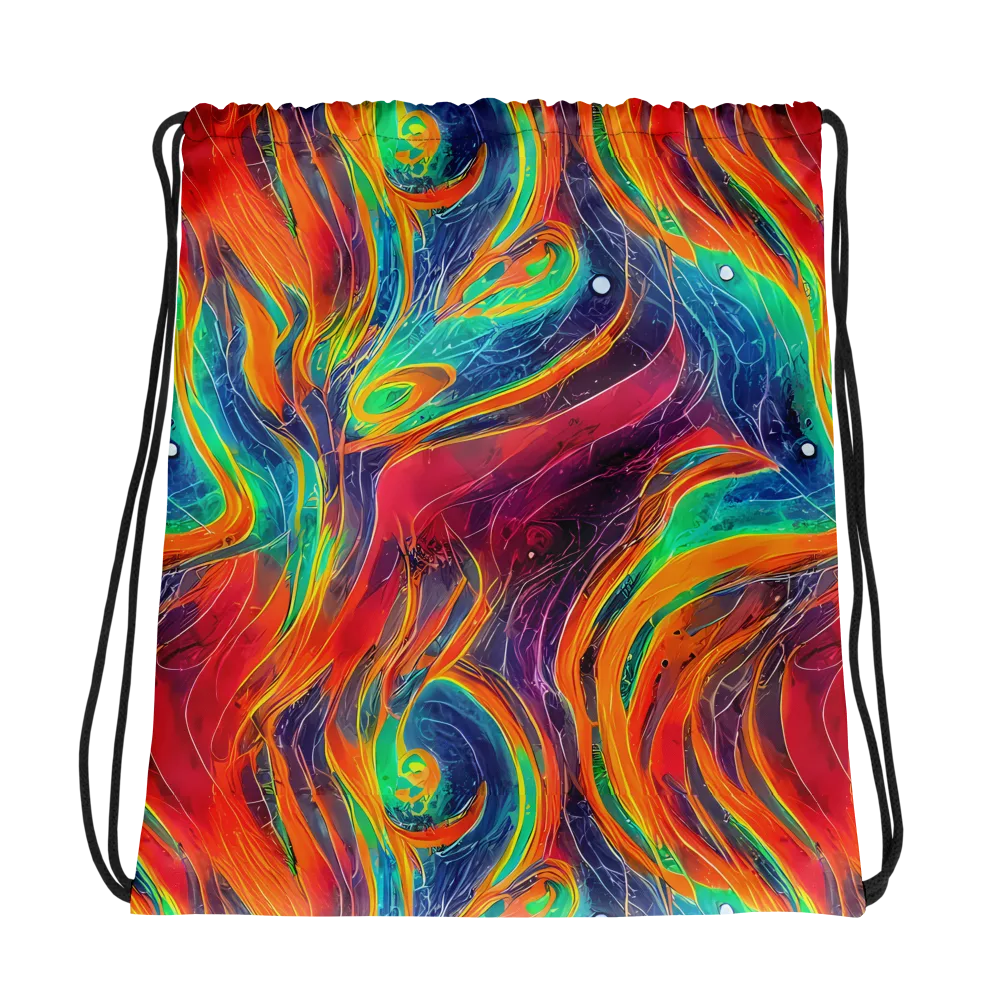 Aurora Torrent on Drawstring Bag — Photo