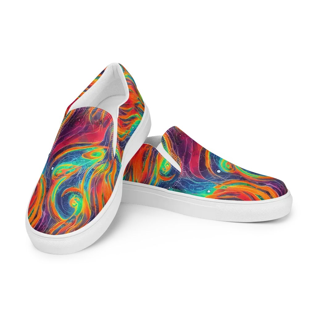 Aurora Torrent on Women's Slip-On Canvas Shoes — Left Front