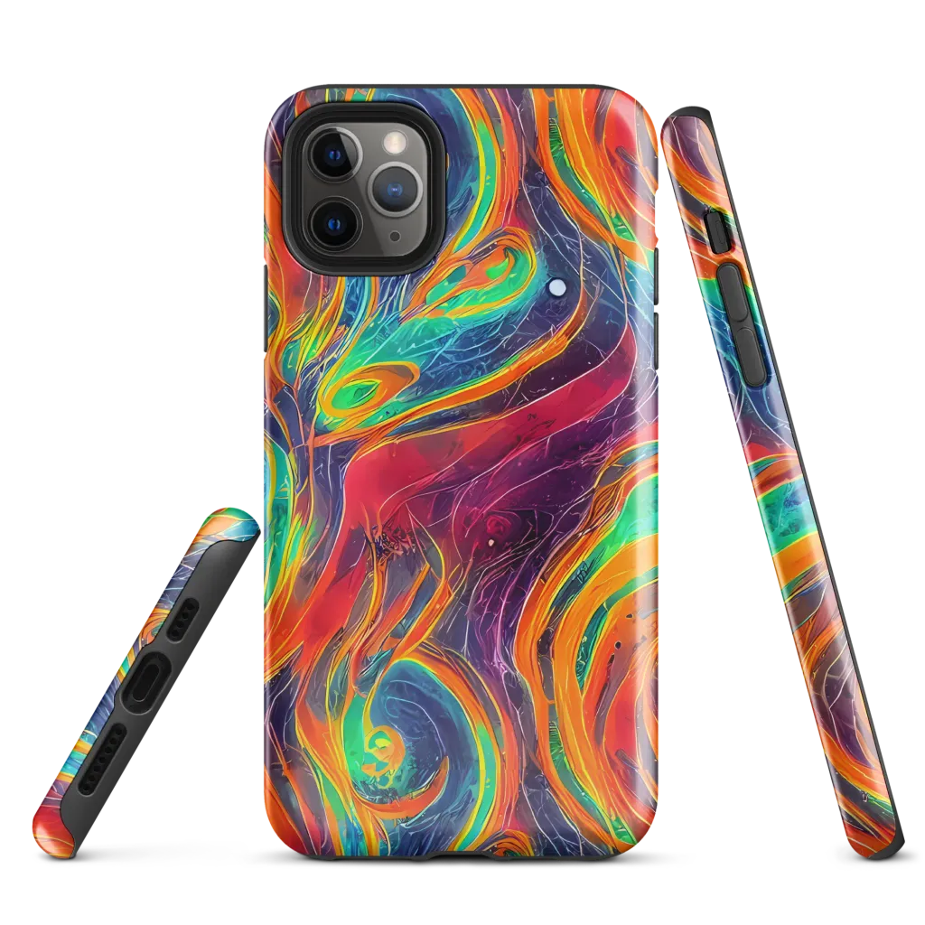 Aurora Torrent on Tough Case for iPhone® — Front