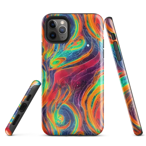 Aurora Torrent on a Tough Case for iPhone®
