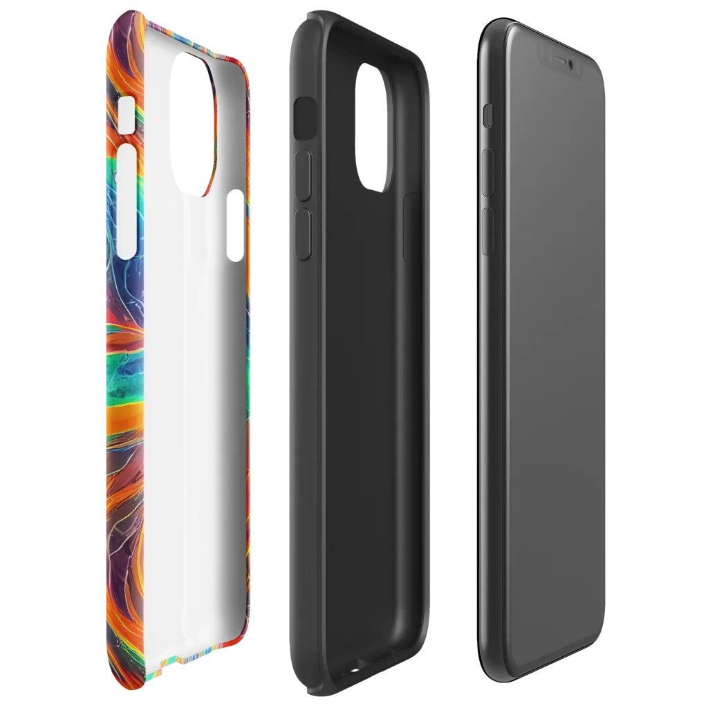Aurora Torrent on Tough Case for iPhone® — Right