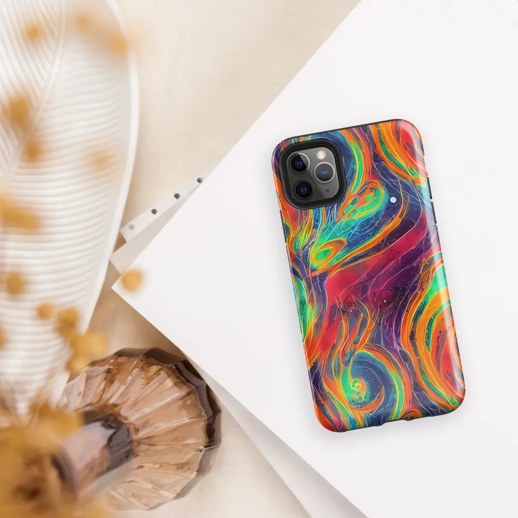 Aurora Torrent on Tough Case for iPhone® — Front