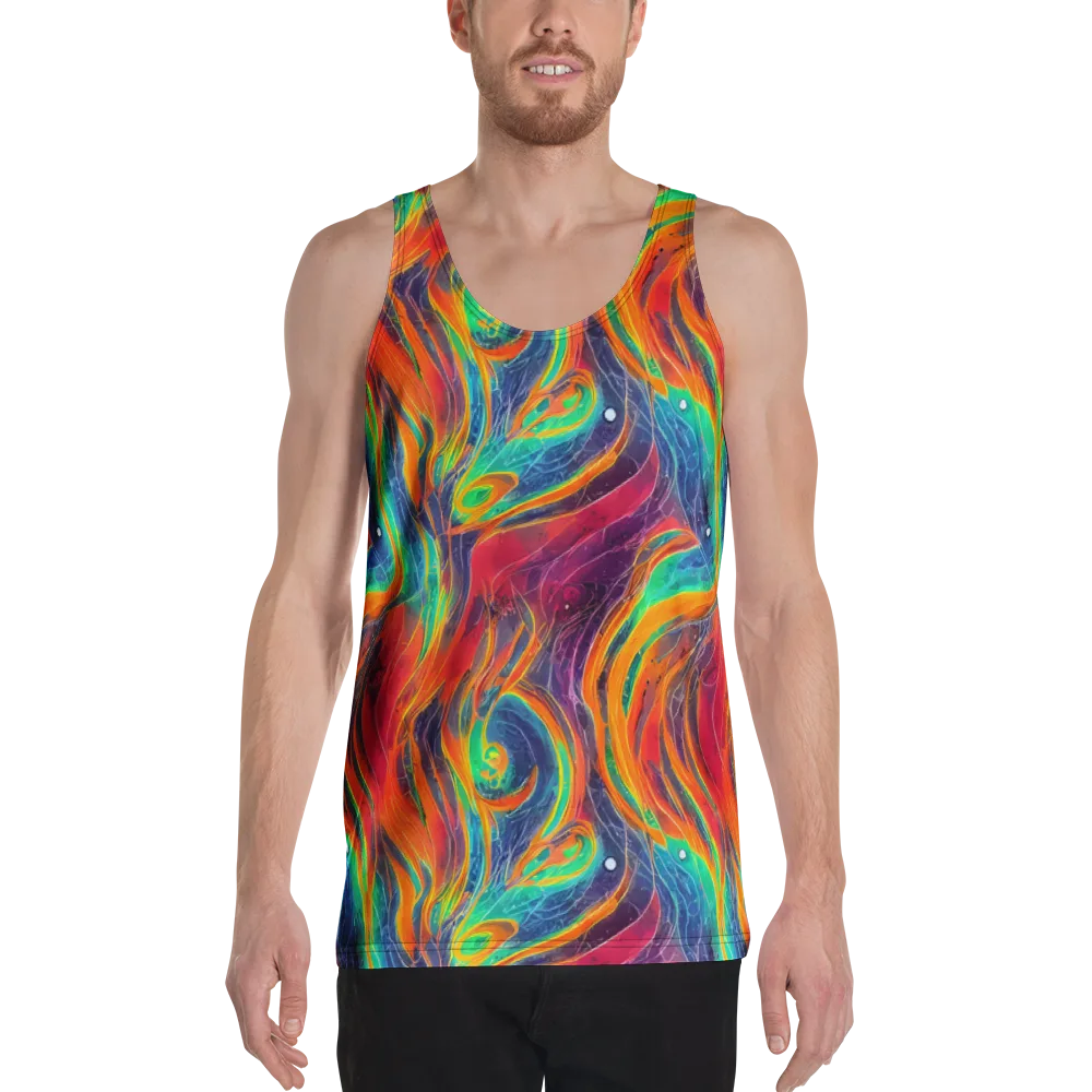 Aurora Torrent on Men's Tank Top — Front