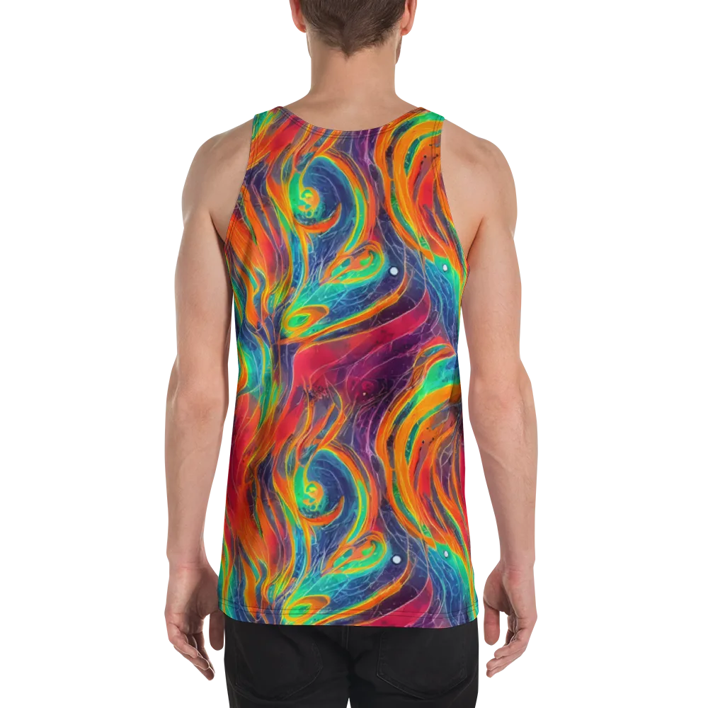 Aurora Torrent on Men's Tank Top — Back