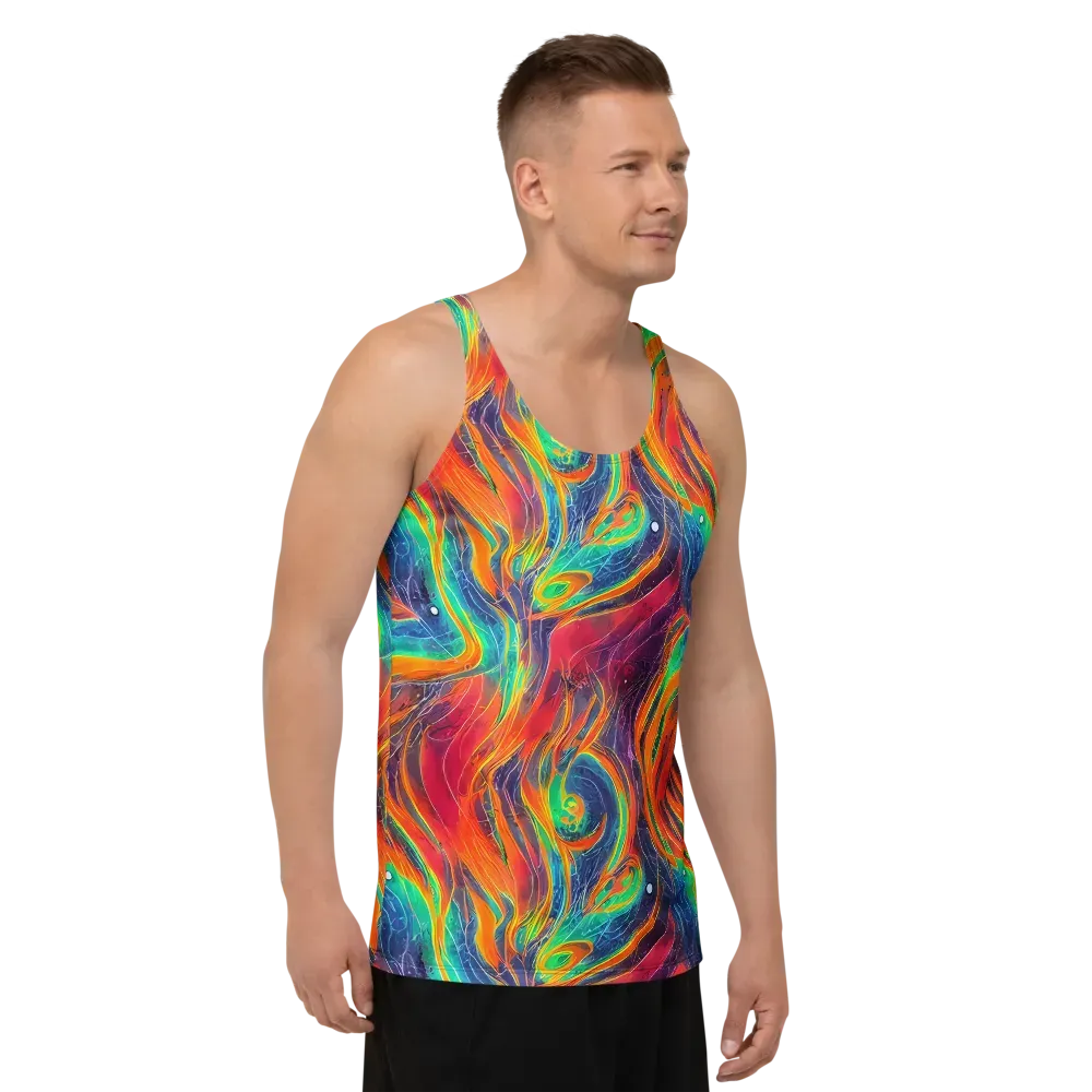 Aurora Torrent on Men's Tank Top — Right Front