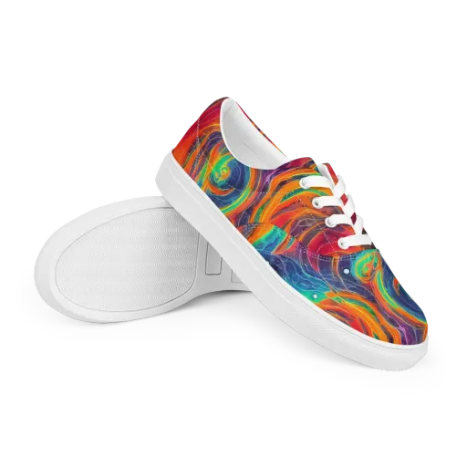 Aurora Torrent on a Men's Lace-Up Canvas Shoes