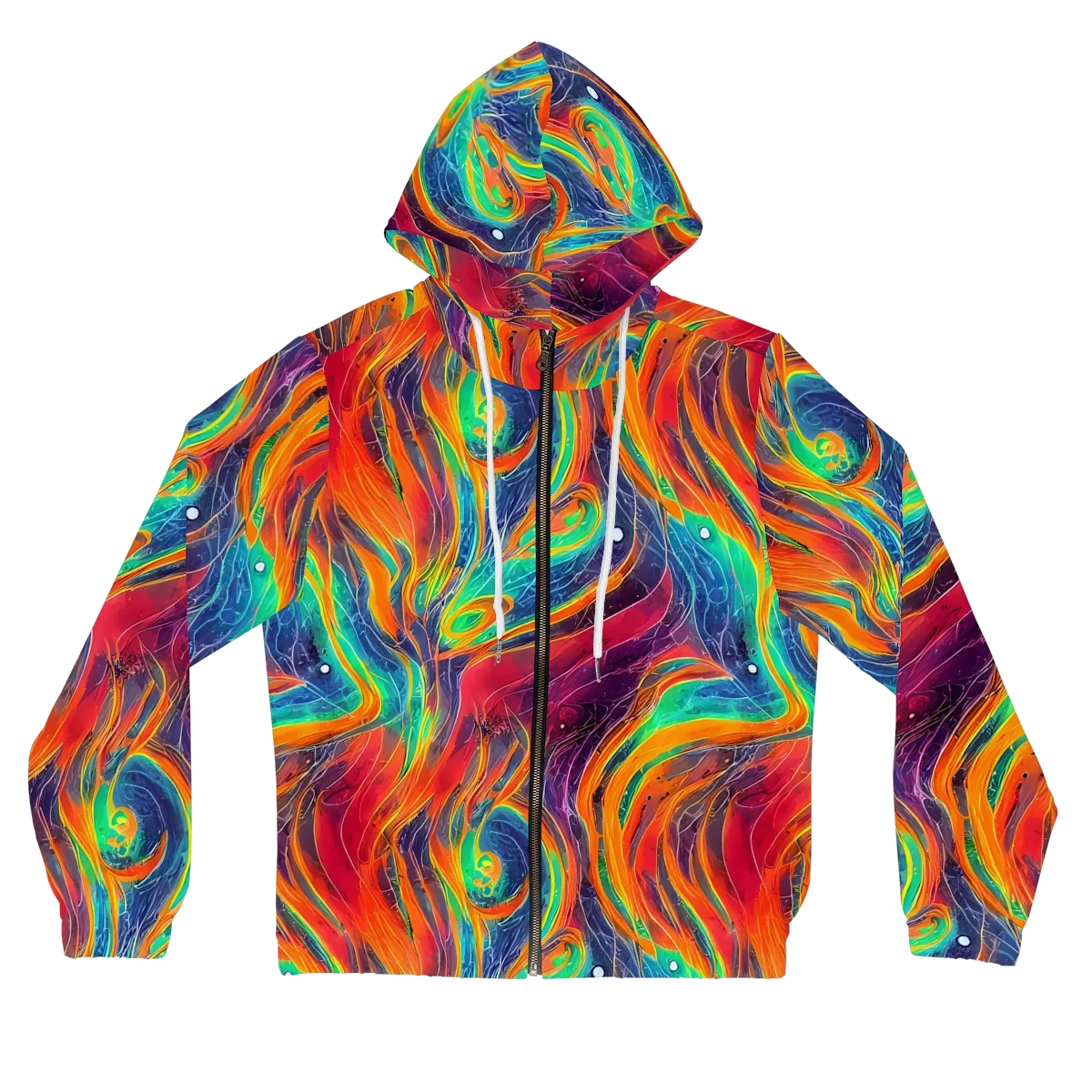 Aurora Torrent on Women's Full-Zip Hoodie — Front