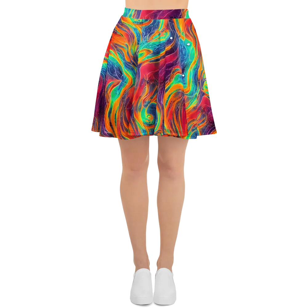 Aurora Torrent on Skater Skirt — Front