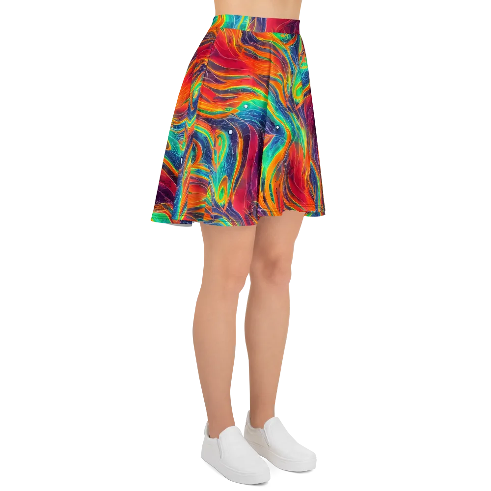 Aurora Torrent on Skater Skirt — Right