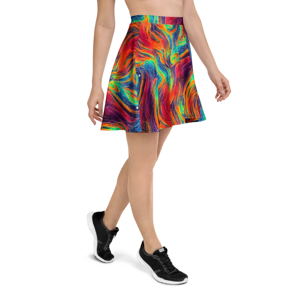Aurora Torrent on Skater Skirt — Right