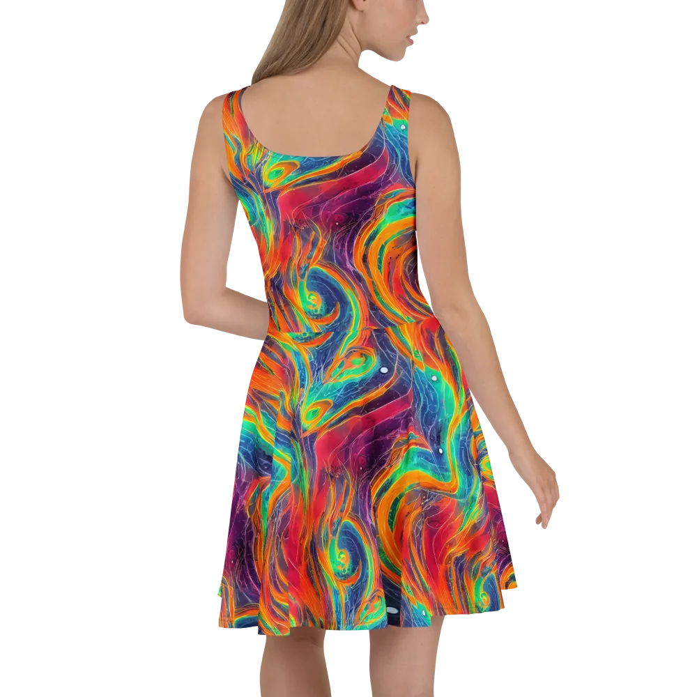 Aurora Torrent on Skater Dress — Back