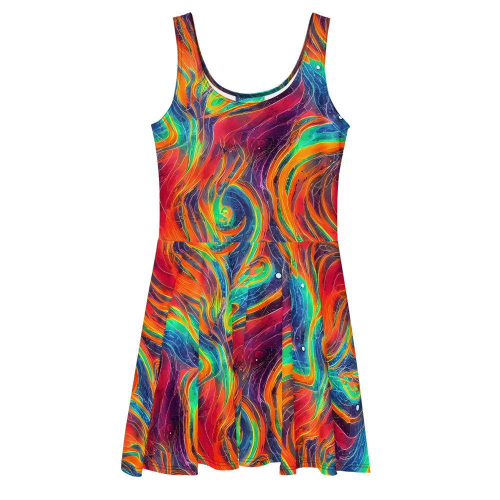 Aurora Torrent on Skater Dress — Front
