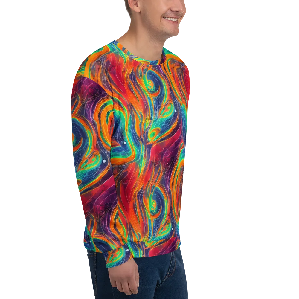 Aurora Torrent on Sweatshirt — Right Front