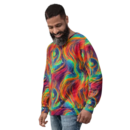 Aurora Torrent on a Sweatshirt