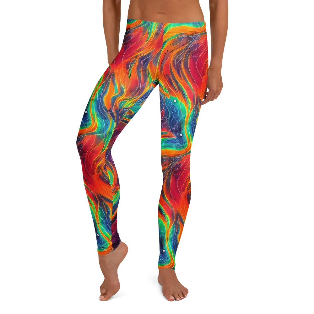 Aurora Torrent on Leggings — Front