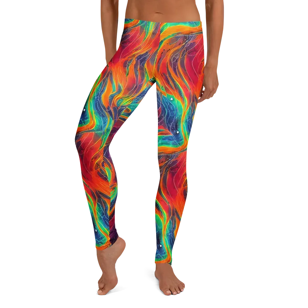 Aurora Torrent on Leggings — Front