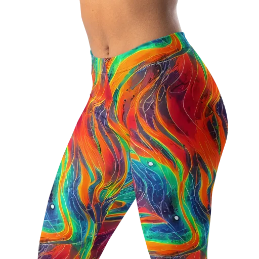 Aurora Torrent on a Leggings