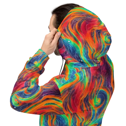 Aurora Torrent on a Hoodie