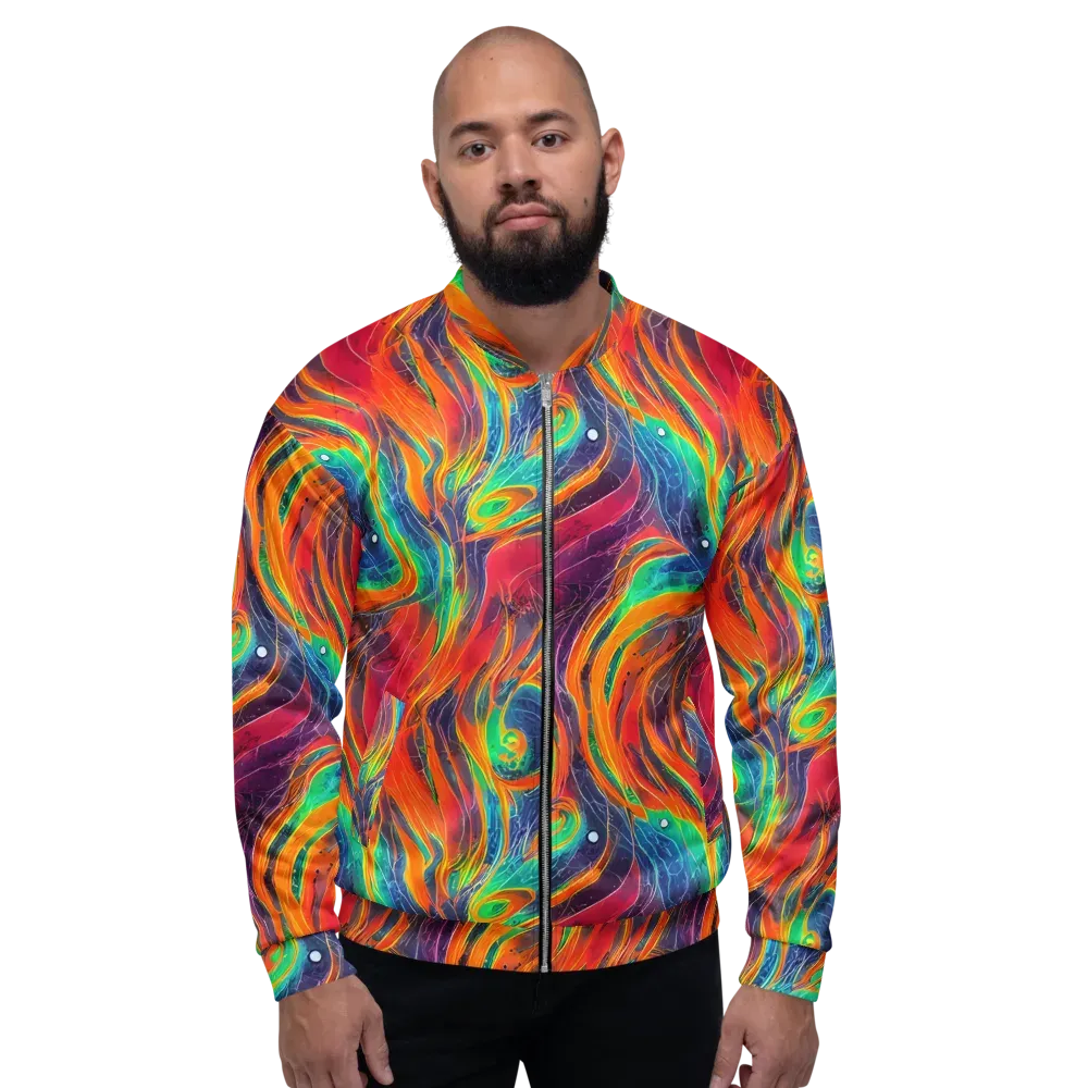 Aurora Torrent on Bomber Jacket — Front
