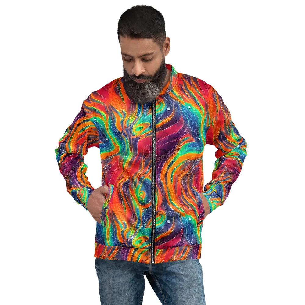 Aurora Torrent on Bomber Jacket — Front