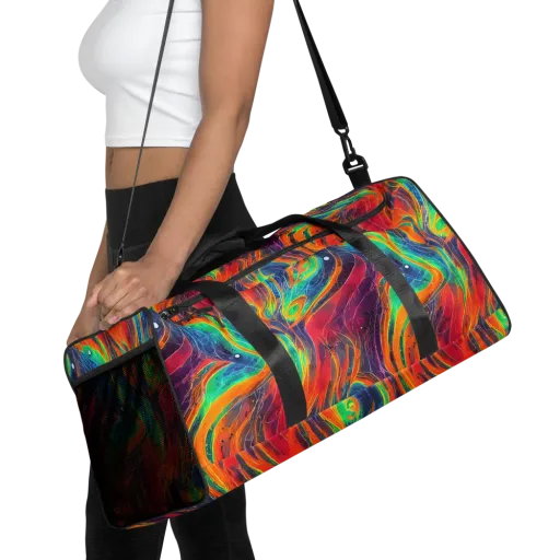 Aurora Torrent on a Duffle Bag