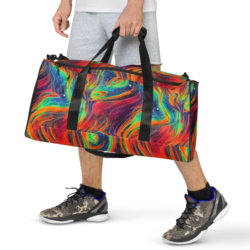 Aurora Torrent on Duffle Bag — Front