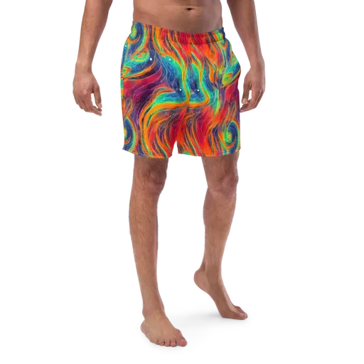Aurora Torrent on a Swim Trunks