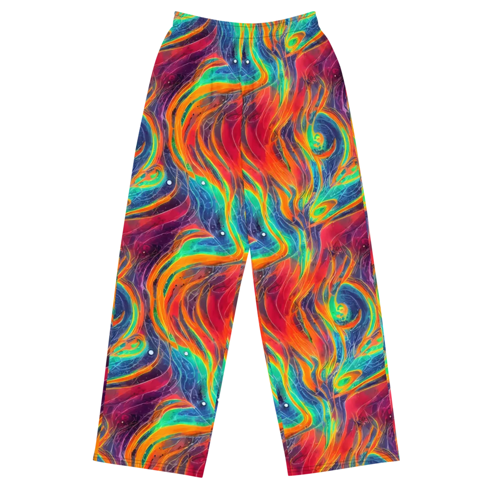 Aurora Torrent on Wide-Leg Pants — Front