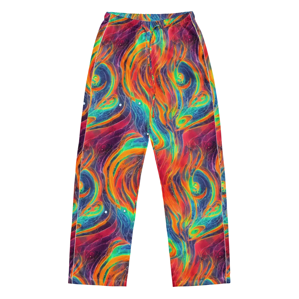 Aurora Torrent on Women's Pajama Pants — Front