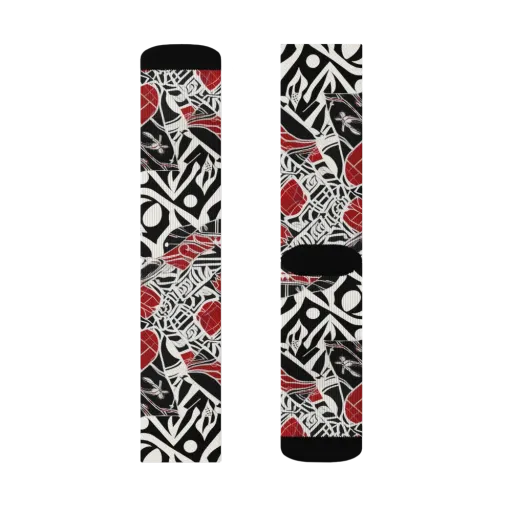 Crimson Rhapsody on a Socks