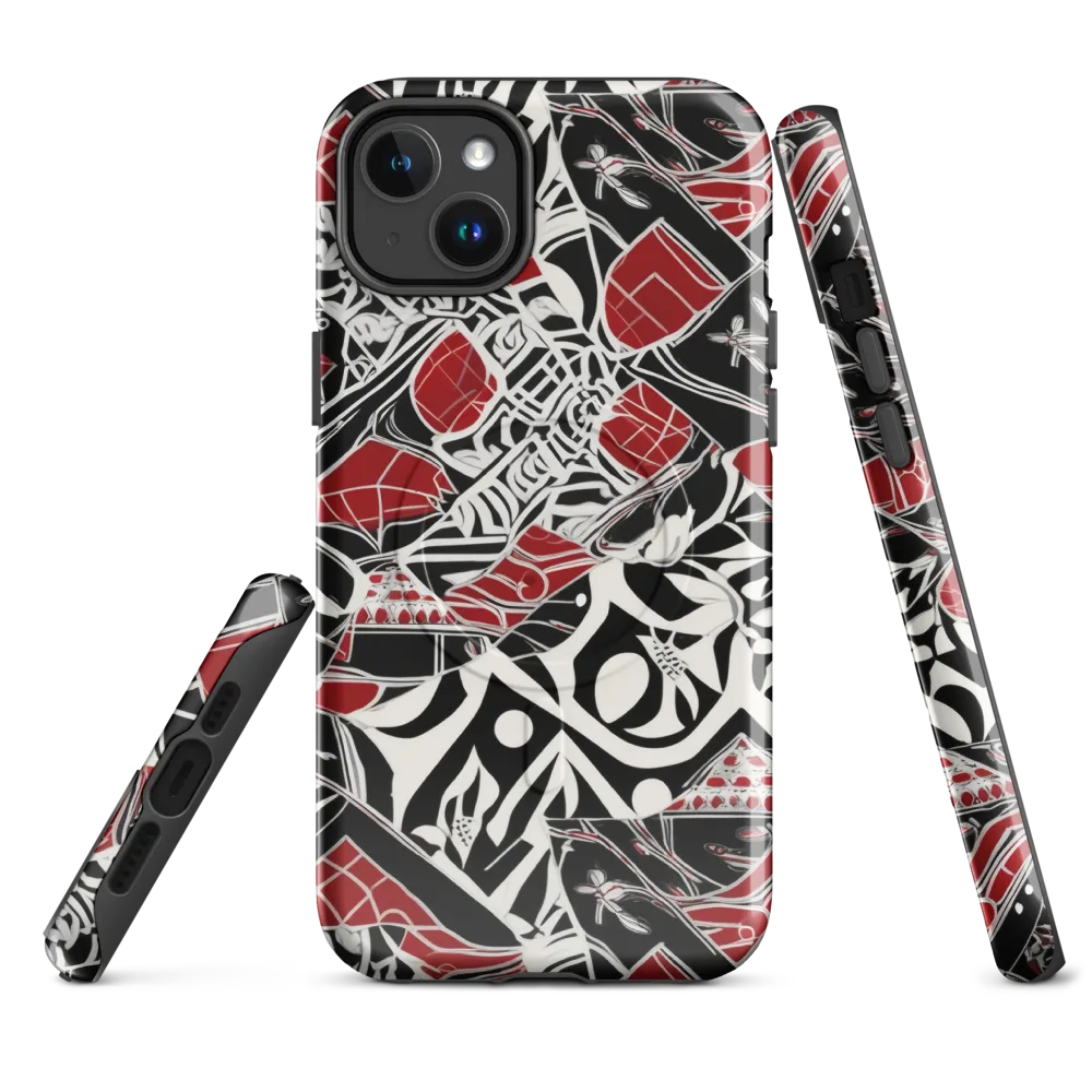 Crimson Rhapsody on MagSafe Tough Case for iPhone® — Front