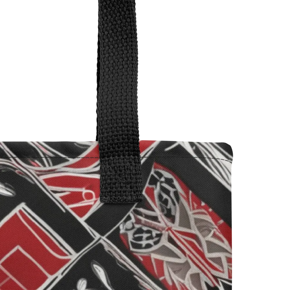 Crimson Rhapsody on Tote Bag — Product details