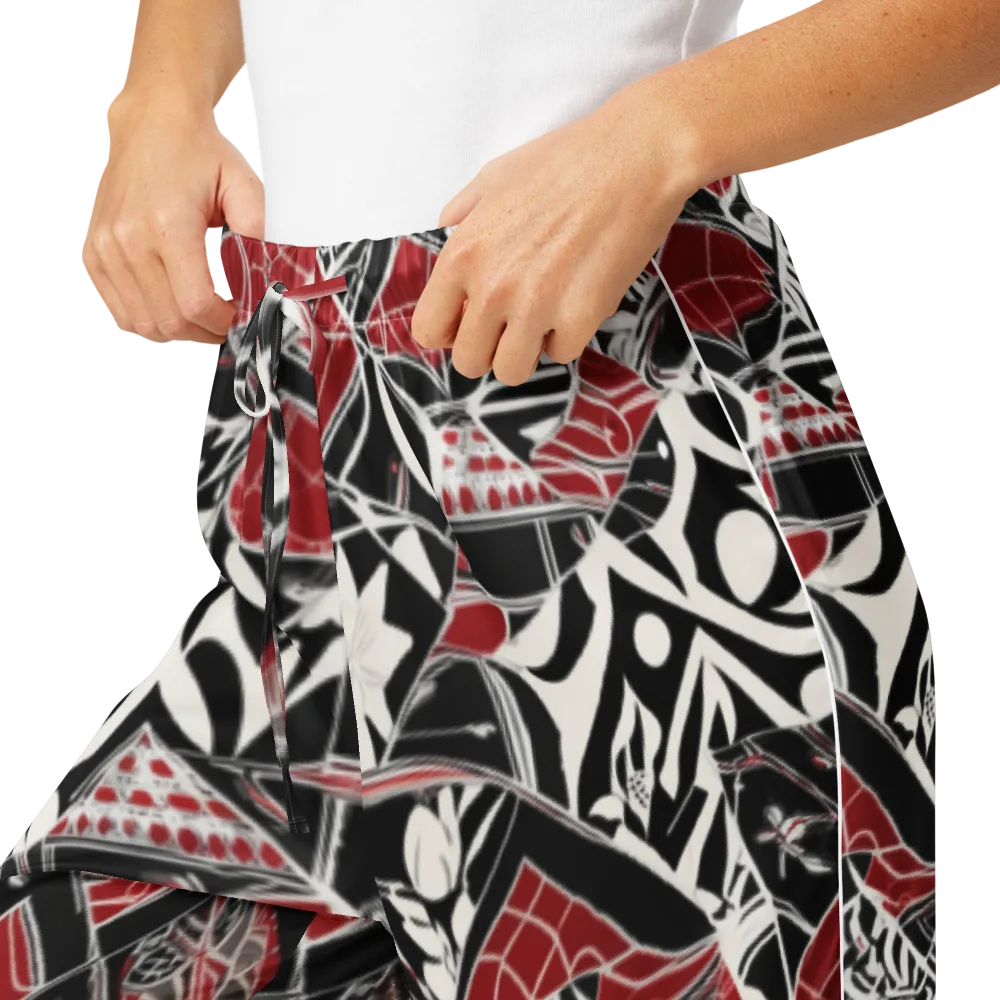 Crimson Rhapsody on Women's Pajama Pants — Product details