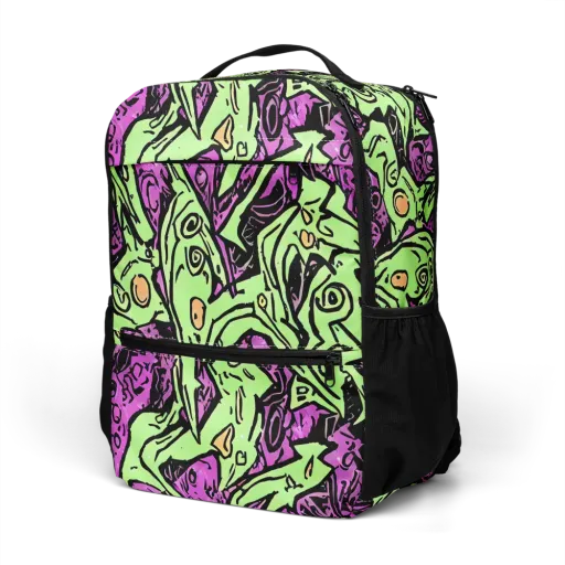 Ink Frenzy on a Utility Backpack