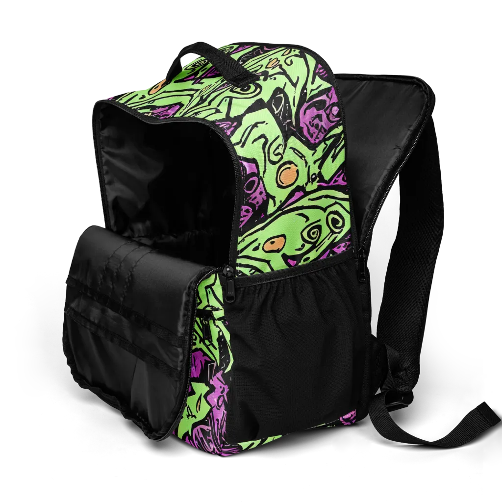 Ink Frenzy on Utility Backpack — Product details 2